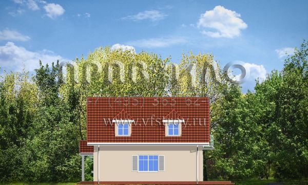 Проект мансардного частного дома S8-137-2 (Первый Дом 3)