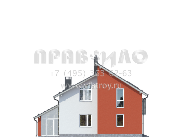 Проект коттеджа "Бавария" S7-229(3-44)