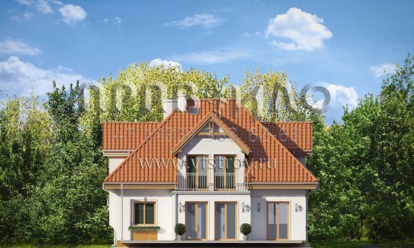 Проект классического загородного дома S8-195 (Классический)
