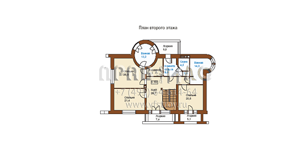 Проект небольшого дворца L-313-1K