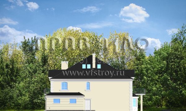 Проект большого элегантного особняка S8-336-1 (Сокол)