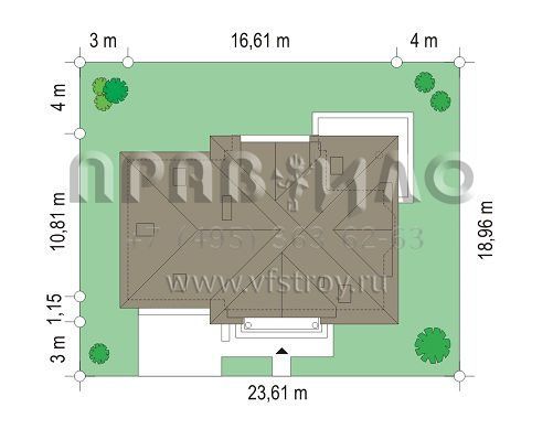 Проект дома с эркером S8-240 (Юлька)