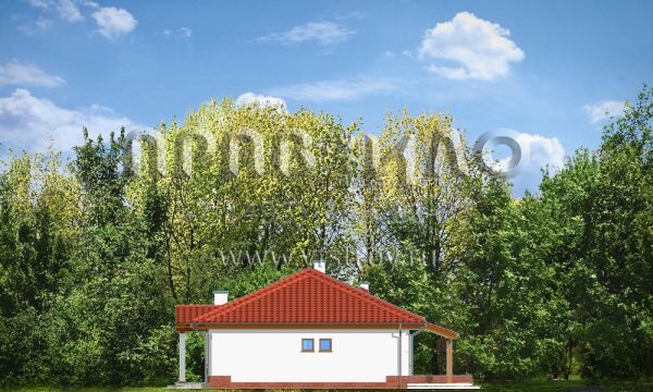 Проект выгодного одноэтажного дома S8-177 (Четыре Угла)