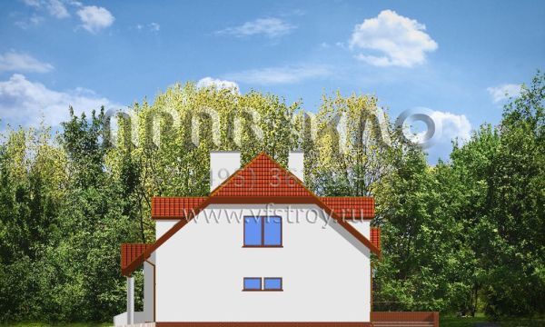 Проект небольшого коттеджа S8-261 (Акациевый)