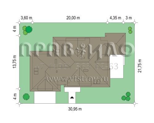 Проект коттеджа с красивым дизайном S8-367 (Йоанна)