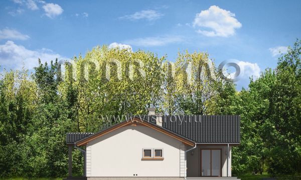 Проект дома с внутренней террасой S8-151 (Милусь)