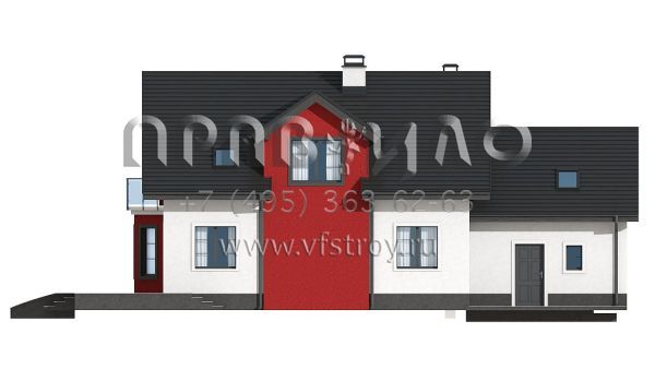 Проект красивого современного коттеджа S3-233-1 (Z28 GL)