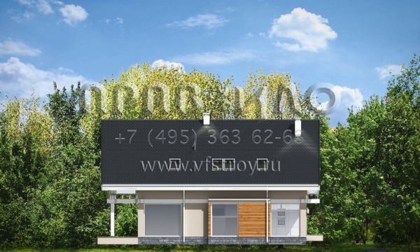 Проект светлого загородного дома S8-311 (Открытый)