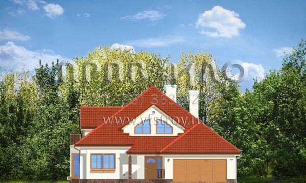 Проект дома для семьи из 5 человек S8-303-1 (Хорнувек 2)