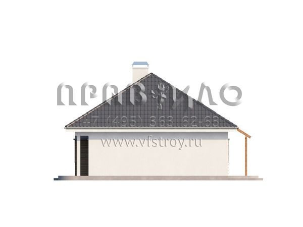 Проект квадратного комфортабельного двухэтажного дома S3-184 (Z121)