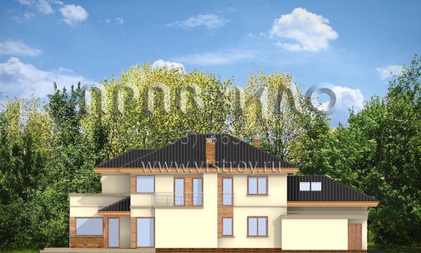 Проект оригинального коттеджа S8-332 (Верона)
