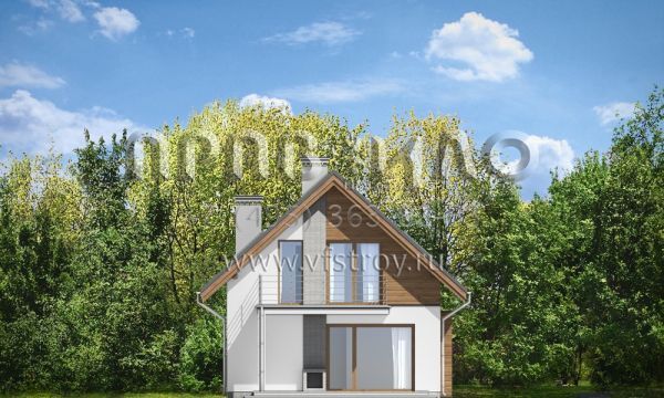 Проект простого коттеджа S8-120 (Густав)