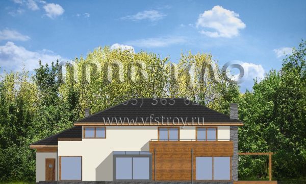 Проект стильного современного дома S8-426 (Южный)