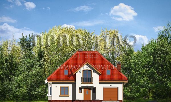 Проект экономичного удобного дома S8-199-2 (Ромашка)