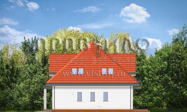 Проект коттеджа с мансардой S8-198 (Агатка)