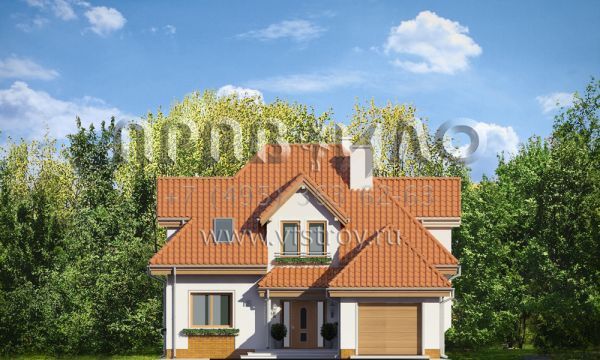 Проект классического загородного дома S8-195 (Классический)