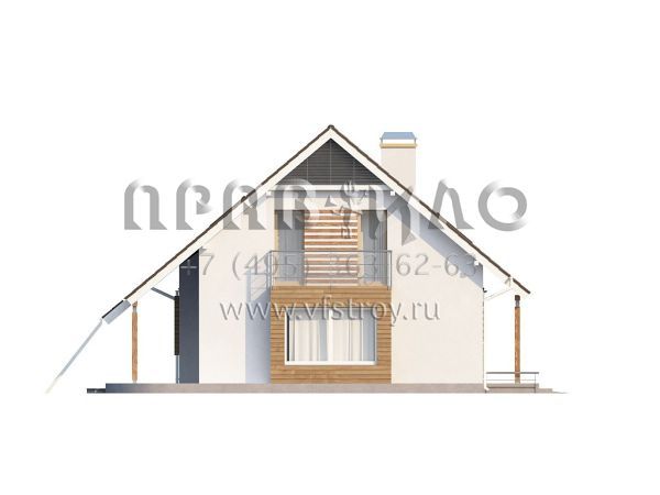 Проект комфортабельного дома с крытой террасой S3-218 (Z103)