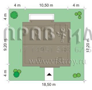 Проект быстровозводимого коттеджа S8-158-1 (Идеальный)