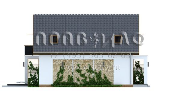 Проект частного квадратного дома S3-153-1 (Z224)