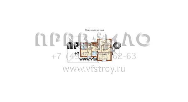 Проект дома с гаражом из газобетона с утеплителем K-202-1P