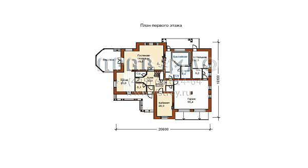 Проект строительства дома по проекту M-419-1K