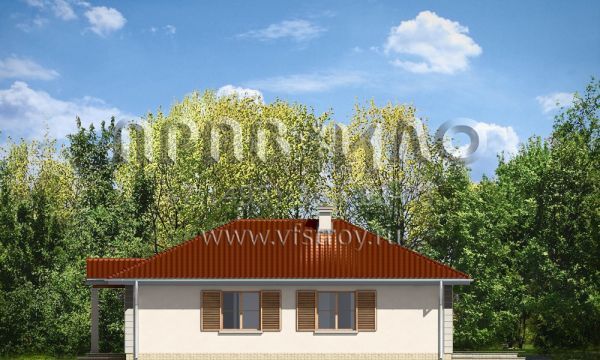 Проект компактного дома с гаражом S8-126 (Непоседа 2)