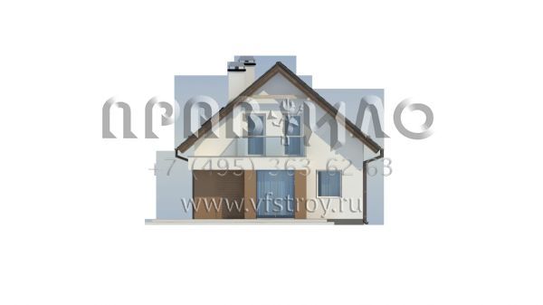 Проект двухэтажного классического коттеджа S3-109-3 (Z265)