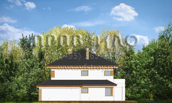 Проект комфортабельного двухэтажного дома S8-293-1 (Опал)