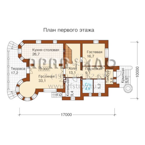 Проект привлекательного и уютного загородного дома S6-272(L-272-1K)