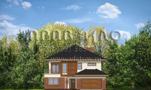 Проект загородного дома с кабинетом S8-332-2 (Топаз 2)