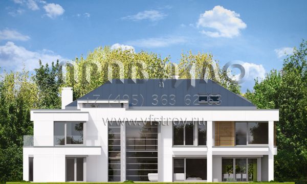 Проект стильного особняка S8-563 (Вилла Флорида)