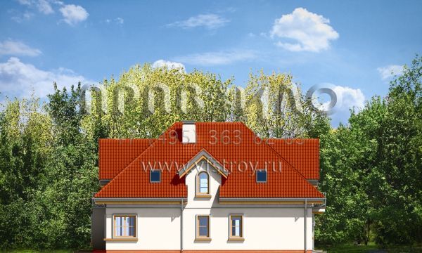 Проект коттеджа в классическом стиле S8-246 (Вероника)
