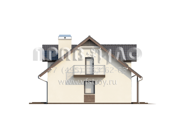 Проект дома с камином для супружеской пары  S3-191 (Z172)