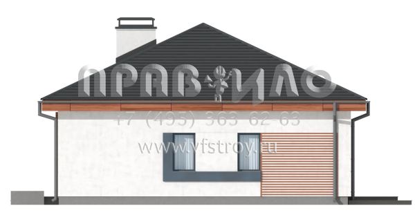 Проект одноэтажного дома S3-101 (Z273 a el)