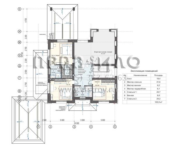Двухэтажный статусный дом S-324-2