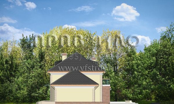 Проект коттеджа в средиземноморском стиле S8-270-1 (Вилловый)