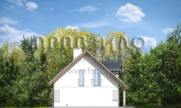 Проект быстровозводимого коттеджа S8-158-1 (Идеальный)