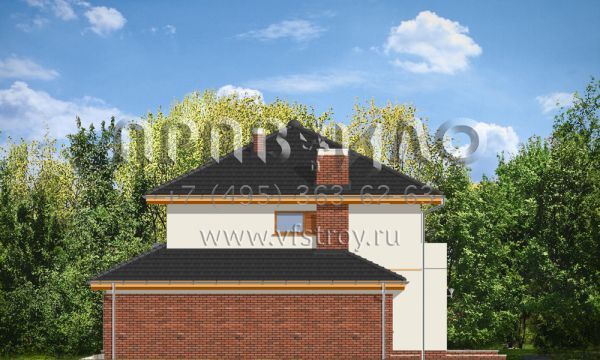 Проект коттеджа с широким остеклением S8-227-3 (Изумруд 3)