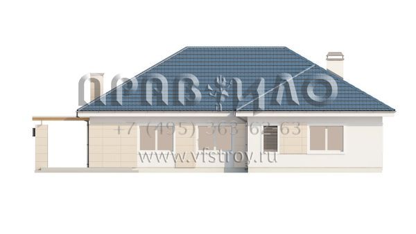 Проект компактного частного дома S3-164 (Z201)