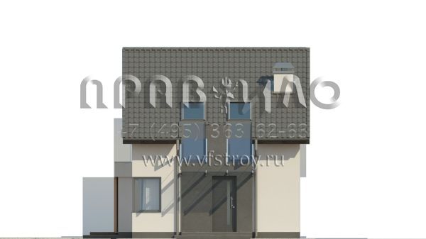 Проект дома для строительства на узких земельных участках  S3-103-1 (Z290)