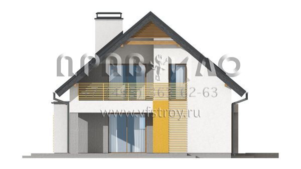 Проект частного загородного дома для семьи с детьми S3-165-1 (Z219)
