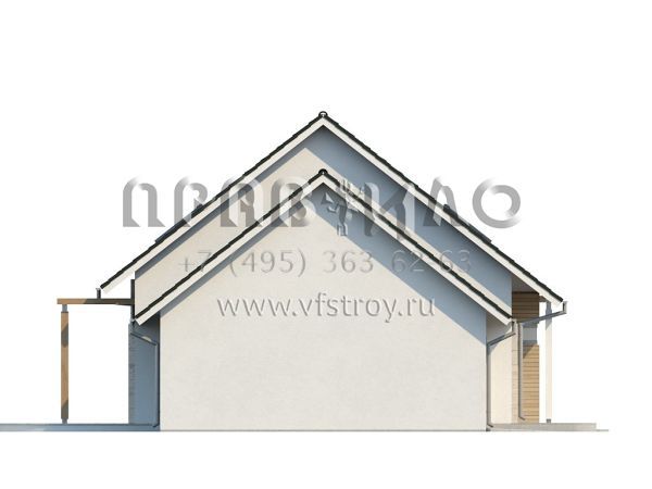 Проект функционального дома с гаражом  S3-150 (Z114)
