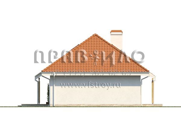 Проект удобного одноэтажного дома с мансардой S3-186 (Z169)