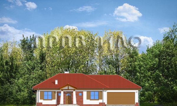 Проект выгодного одноэтажного дома S8-177 (Четыре Угла)