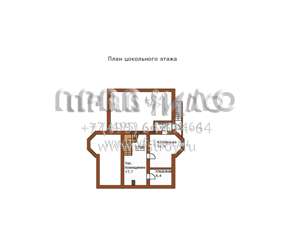 Компактный дом из газобетона с эффективной планировкой I-190-1P