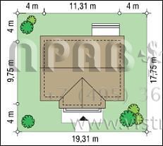 Проект классического загородного дома с подвалом S8-199-1 (Медовые Года)
