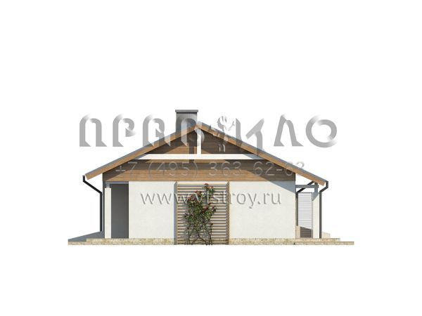 Проект комфортного небольшого частного дома S3-70 (Z78)