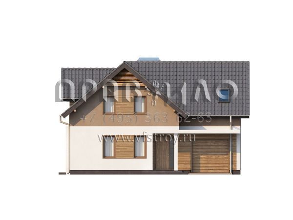 Проект частного дома для небольшой семьи S3-172 (Z197)