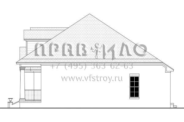 Проект дома с гаражом на две машины в английском стиле S5-139 (041-00009)