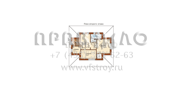 Коттедж из газобетонных блоков с сауной и небольшим бассейном H-218-1P